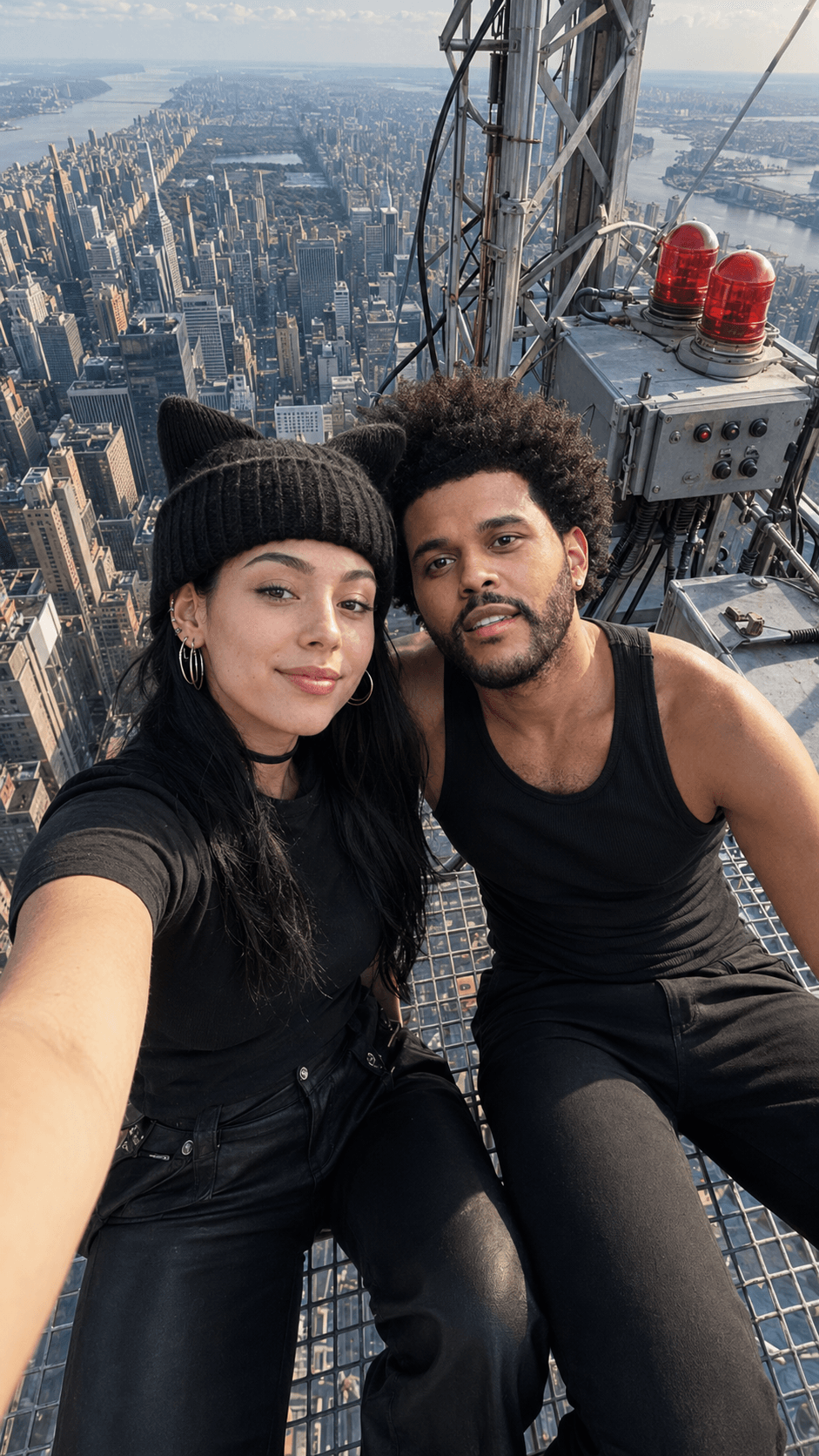 Ultra-Photorealistic Empire State Building Selfie Prompt | AI Couple Photo with Exact Face Preservation
