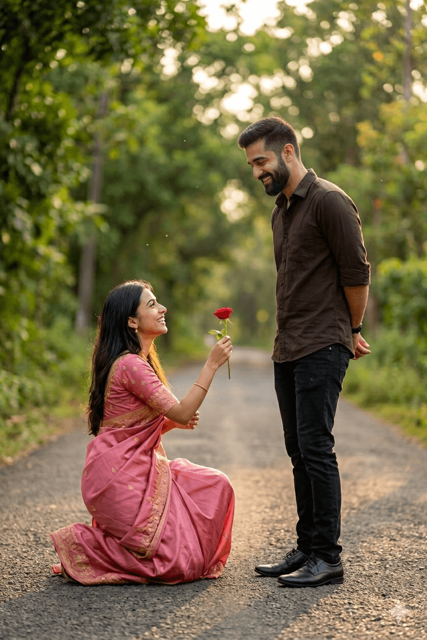 Capturing Non-Traditional Proposal Moments: Unique Outdoor Knee Proposals.