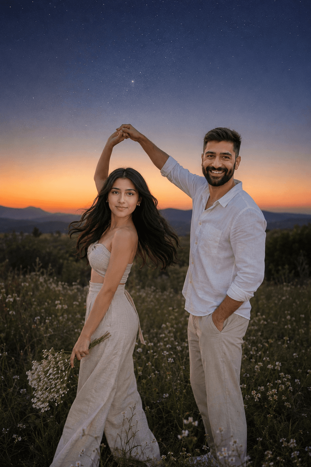 Ultra-Realistic Goa Couple Photo Prompt –  preview 1
