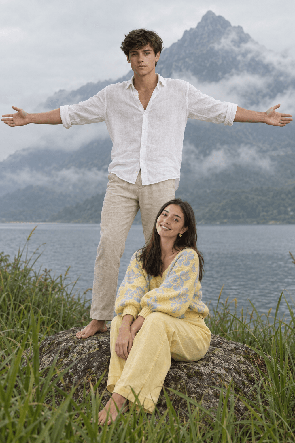 AI Couple Photo Prompt | Ultra-Realistic Photostrip preview 1