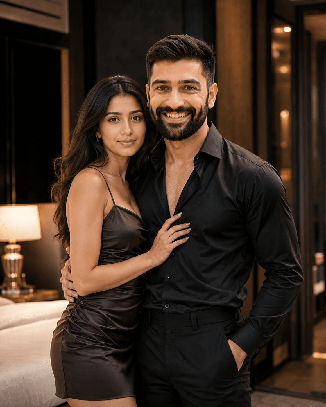 Luxury Indian Couple Fashion Portrait | Premium Editorial