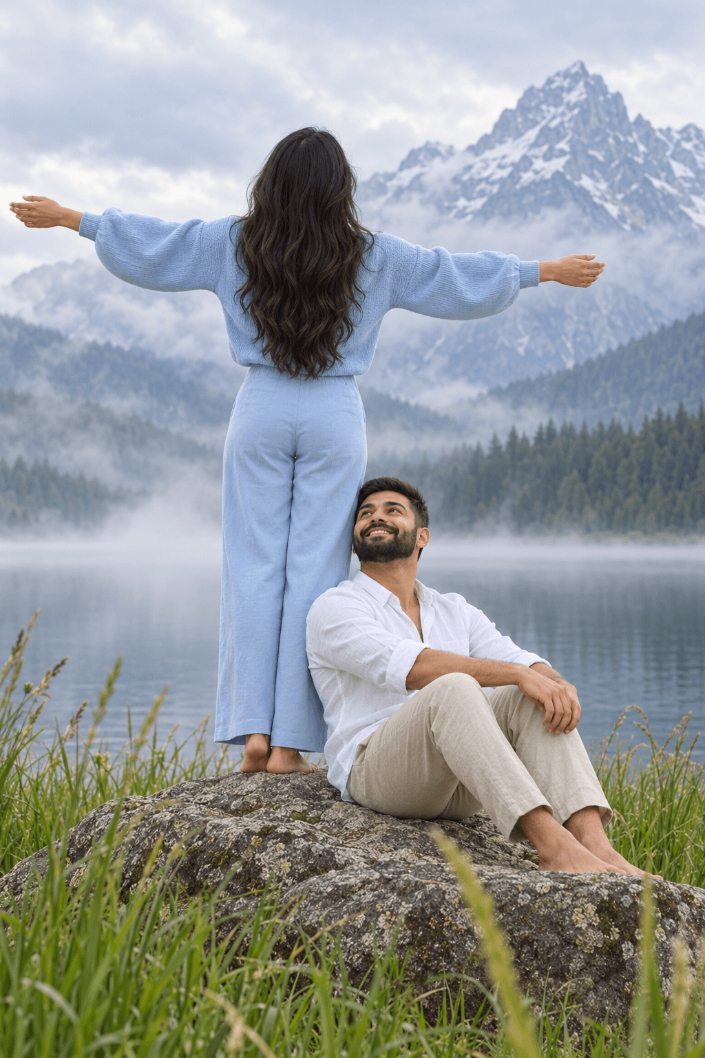 AI Couple Photo Prompt | Ultra-Realistic Photostrip preview 3