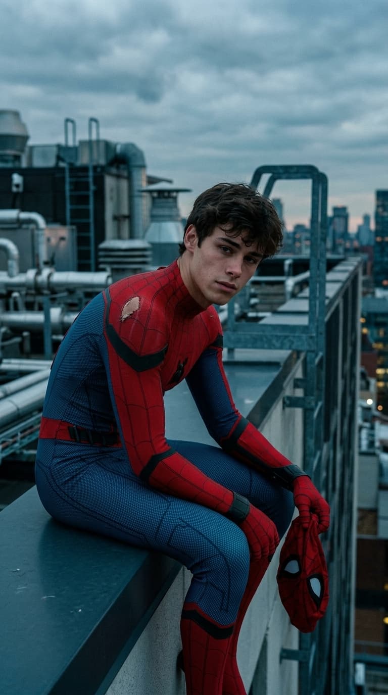 Photorealistic Spider Superhero AI Prompt | Cinematic Portrait preview 2