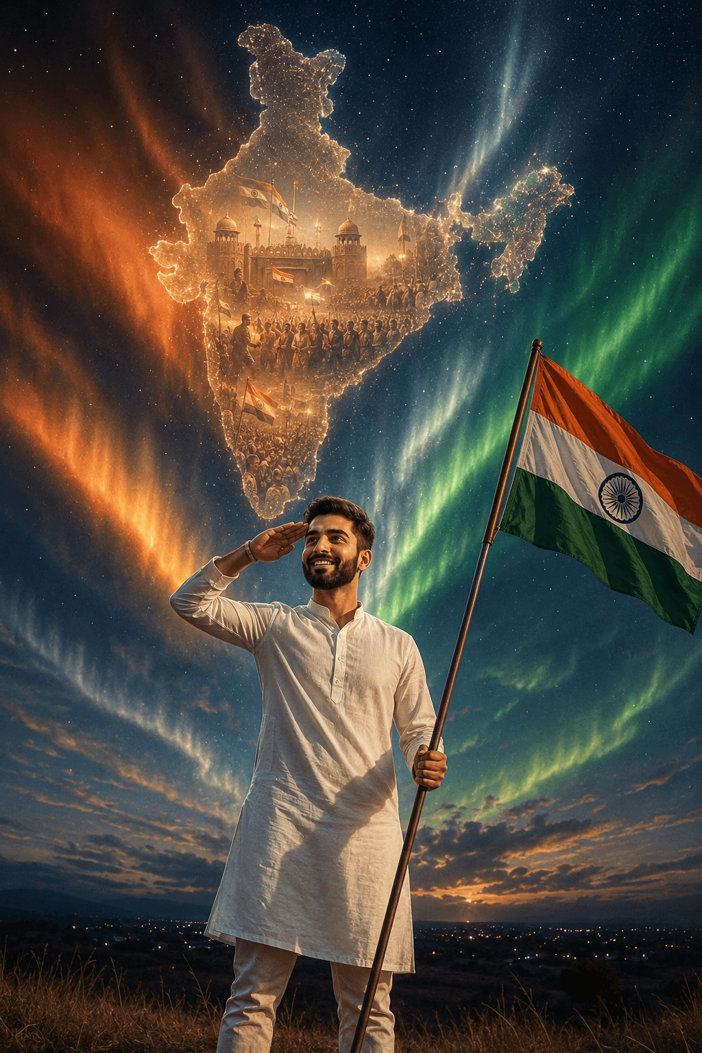 Independence Day AI Poster Prompt | Jai Hind 15 August preview 3