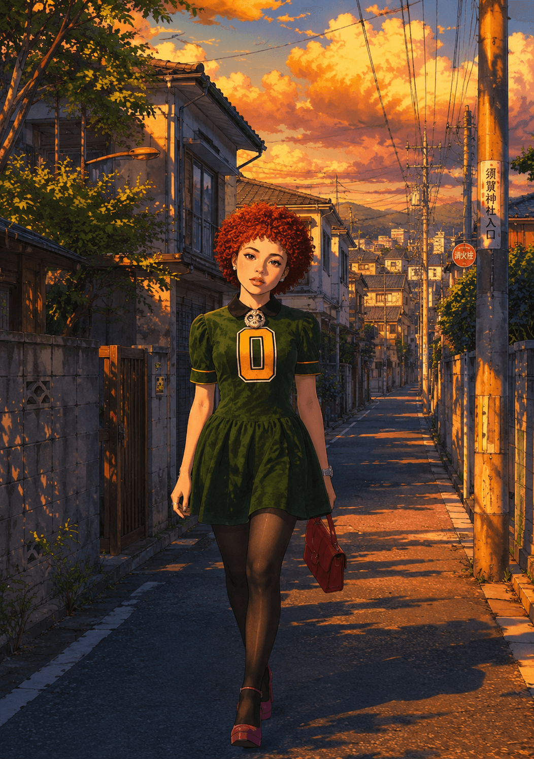 1980s–1990s Japanese Anime Cinematic Illustration Prompt | Retro Studio Ghibli-Inspired AI Art Style